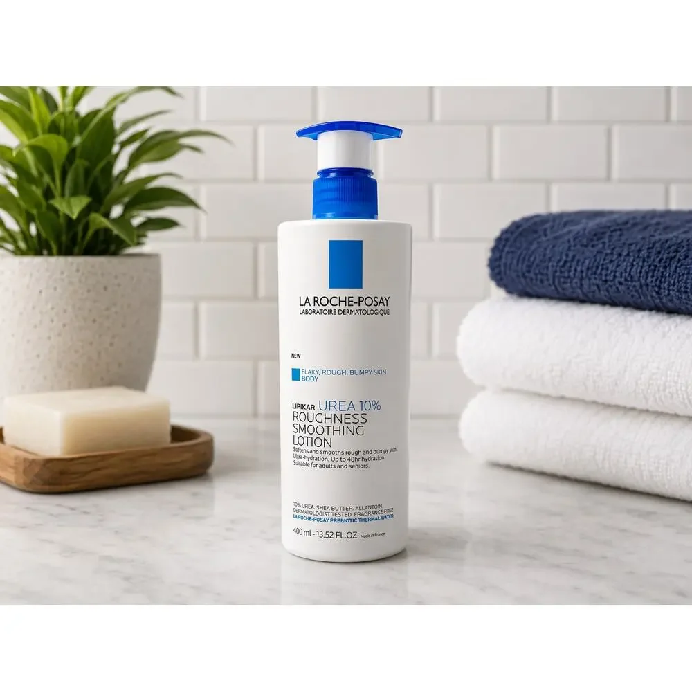 La Roche-Posay Lipikar Urea 10% Roughness Smoothing Lotion 13.52 oz 400ml New